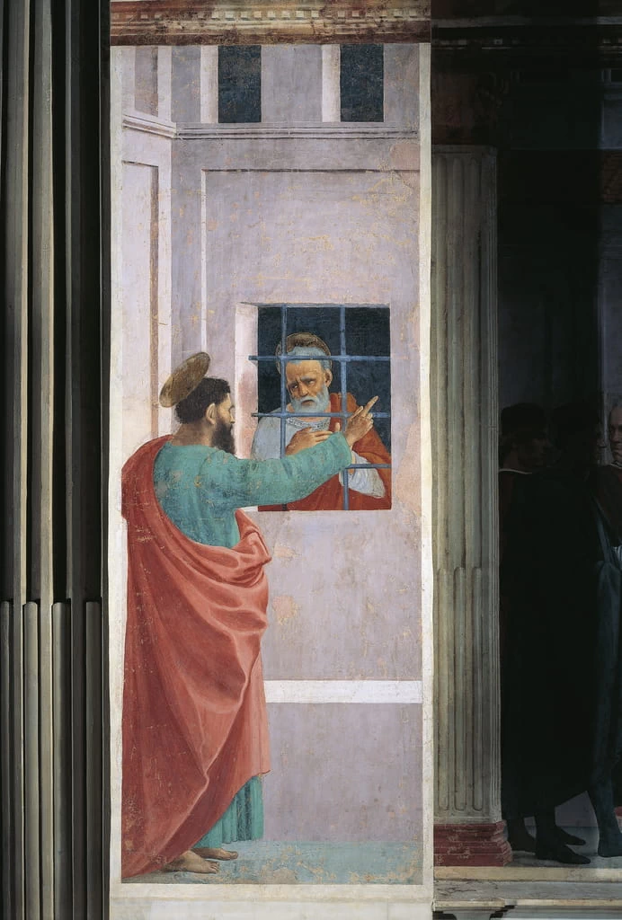 Filippo Lippi - San Paolo che visita San Pietro in prigione